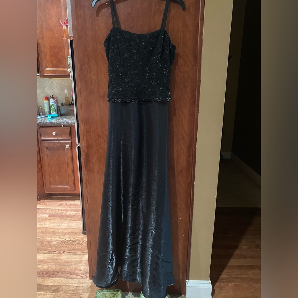 Scott McClintock Black Evening Gown